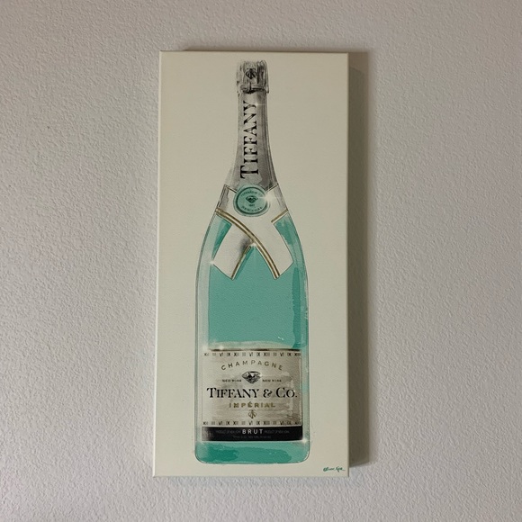 Oliver Gal Other - Oliver Gal Tiffany & Co Champagne Bottle Canvas